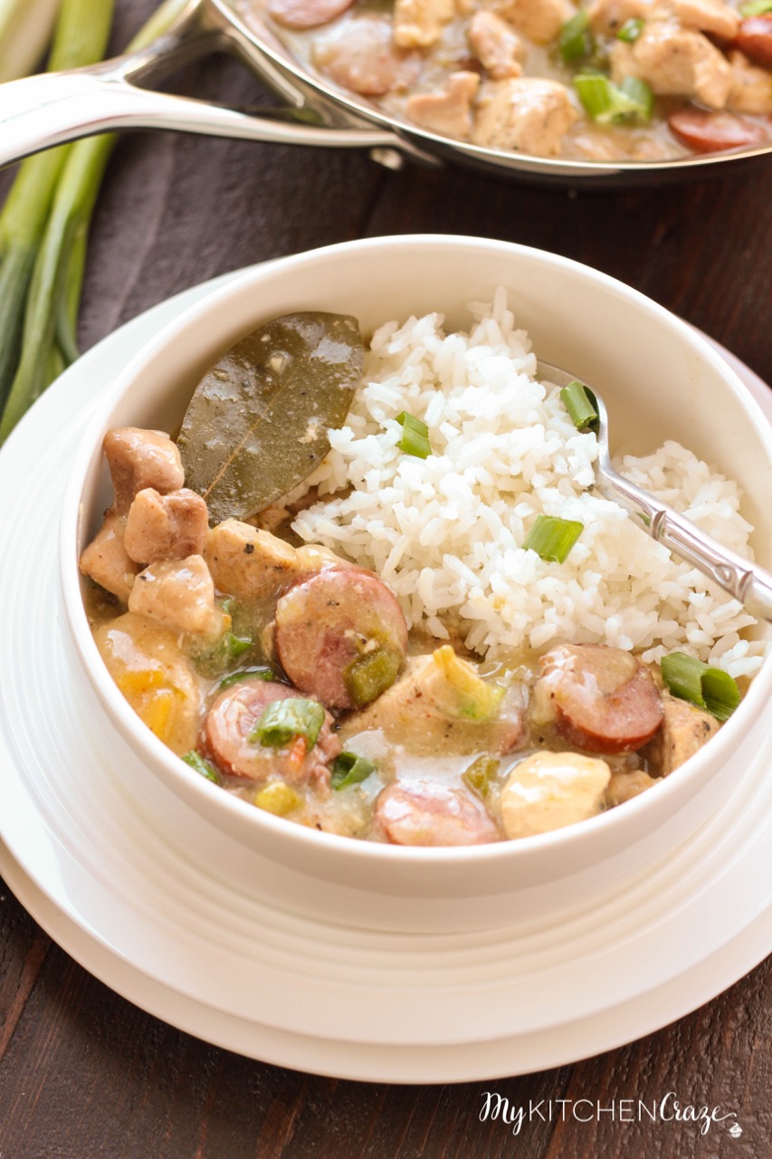 Chicken and Beef Kielbasa Gumbo My Kitchen Craze