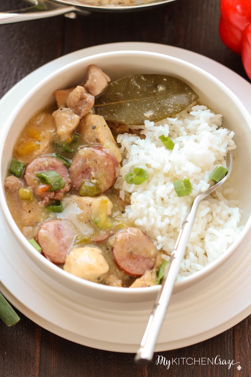 Chicken and Beef Kielbasa Gumbo My Kitchen Craze