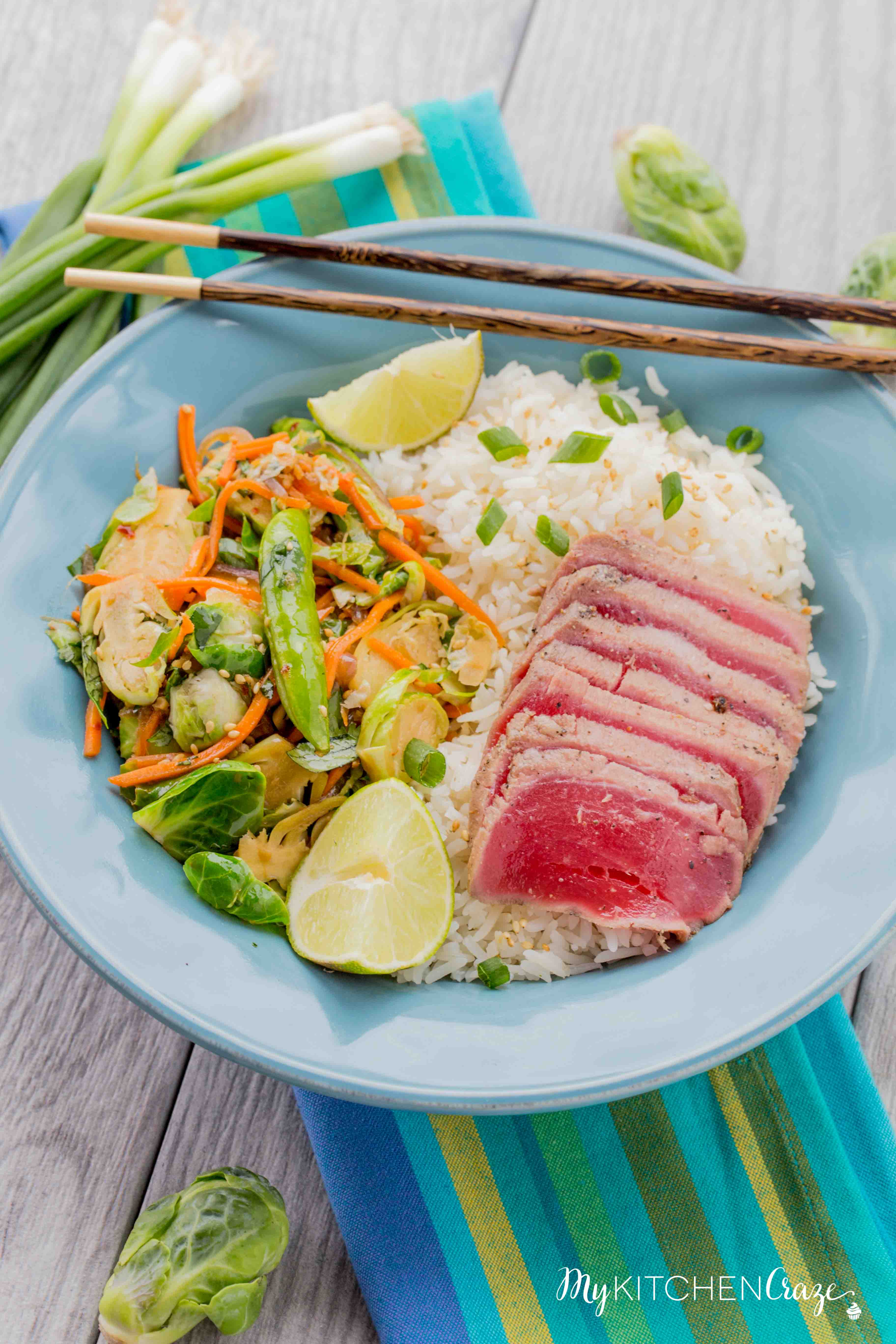 Ahi Tuna Rice Bowls My Kitchen Craze